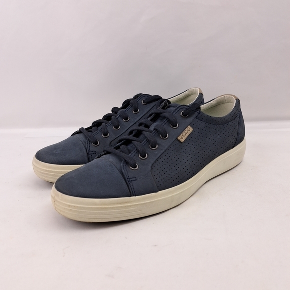 Ecco Casual Navy Blue Men's Sneakers Size 9 - Picture 7 of 16